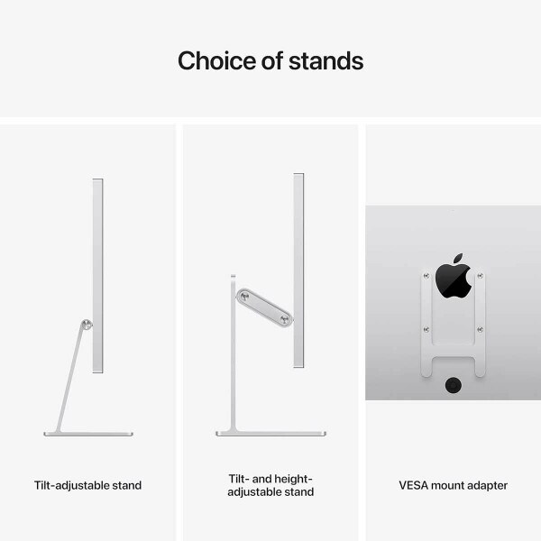 Apple Studio Display 27 In - 5K Standard Glass - Tilt-Adjustable Stand